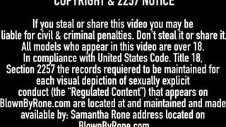 Teen Beauty Samantha Rone Ties Up Cassidy Klein In Hot Ropes