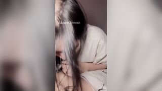 Puppy gal Sucking my shlong So this playgirl's wonderful-looking -โดนสาวใส่ฟิลเตอร์น้องหมาจับอมควย ทั้งน่ารักทั้งเสียวควย