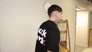 Old man with HUGE SHLONG destroys this poor blonde teen's throat - Keilabassi77 & Elnonohub