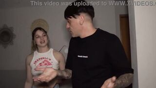 Old man with HUGE SHLONG destroys this poor blonde teen's throat - Keilabassi77 & Elnonohub