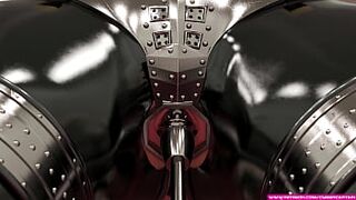 Cute Teen Captured by Dentist - 3D BDSM Fetish Metal Bondage and Latex