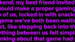 Sissy Caption Story - Spending the weekend at my bestfriend