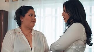 Michael Fucks Karla and Sarah Arabic in Steamy Office Affair trio