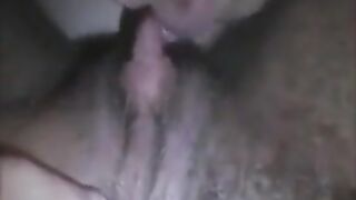 Girlfriend sucking big clit of my mature mom 