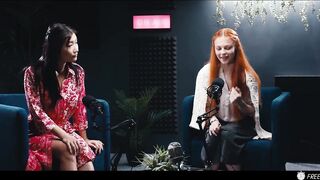 Lesbian Redhead Freezes Time And Makes Asian Playgirl Her Sex Slave - Lezdom Hardcore Sex