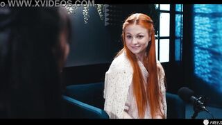 Lesbian Redhead Freezes Time And Makes Asian Playgirl Her Sex Slave - Lezdom Hardcore Sex