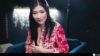 Lesbian Redhead Freezes Time And Makes Asian Playgirl Her Sex Slave - Lezdom Hardcore Sex