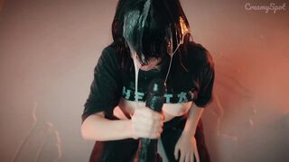 From Shy Hikikomori to Cum-Juicy Whore. POV Fuckmachine CreamPie