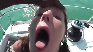 German boat party
