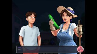 Summertime saga #2 - stepsister in the shower - Gameplay commented