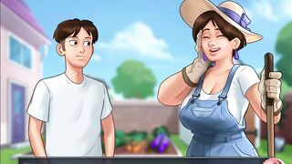 Summertime saga #2 - stepsister in the shower - Gameplay commented