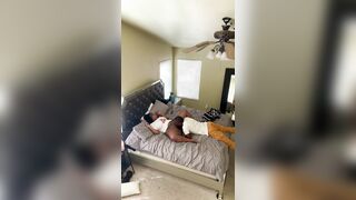Surprised to see what the bedroom camera caught!