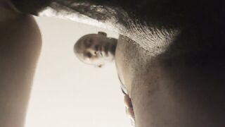 Stud came to the wrong address and ended up letting him fuck my wife BBC MILF.