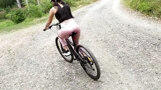 Bike ride ended with hard sex in the midst of the forest with my new friend.