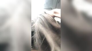 Lesbian bestfriend gets moist during a training session and bends over