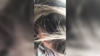 Lesbian bestfriend gets moist during a training session and bends over