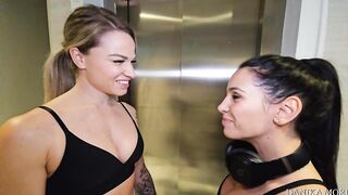 Danika meets my personal coach - Sexy post workout