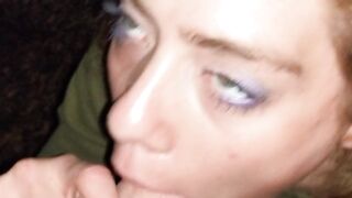 Sorority Leader Sucks Weenie after Party on College Quad