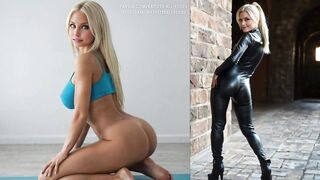 Perfect Golden-haired Booty Compilation - AI Generated