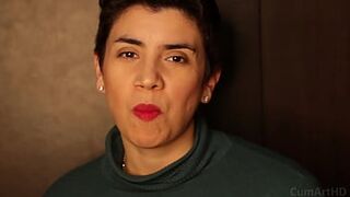 Astonishing spunk fountain compilation of my glamorous, artistic amateur wife!