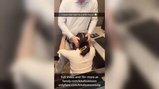 Asian Girlfriend becomes Free Use Office Stress release wench