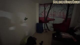 Saying goodbye to my apartment with a delicious oral sex