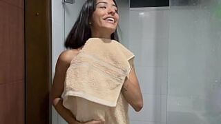 Behind the Scenes with 20-year old cutie, Samy Stardust, and Andres Acosta