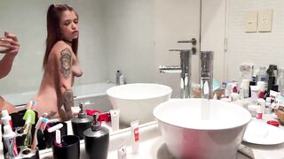 I Made My Almost any worthy Friend Undress For Me In The Bathroom and We Screw After
