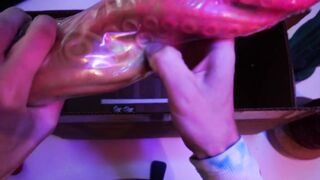 Unboxing Mr. Hankeys HungerFF, Hentai and Davy's Tendrils Dildos