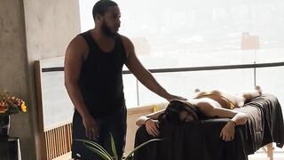 She didn't know what a massage with a reverse pleased ending was