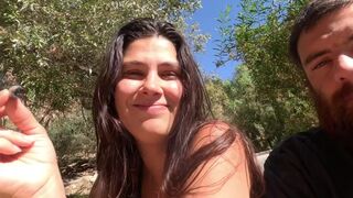 Amicable neighbor milf gets her throat preggy.