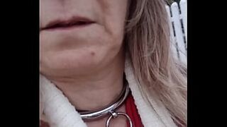 2025 09 23 Slave F exhibition and humiliation in the city