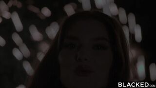 BLACKED Pretty Stefany gets DPed in a BBC Group-sex Party