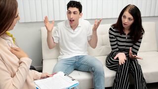 Perv Therapy - Priceless-looking MILF Doctor Kenzie Love Helps Excited Stepsiblings Explore Their Sexuality