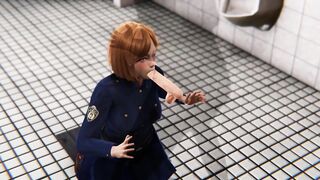 [JUJUTSU KAISEN] Nobara Kugisaki drilled in throne room 3D COMICS