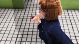 [JUJUTSU KAISEN] Nobara Kugisaki drilled in throne room 3D COMICS