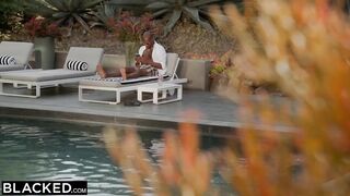 BLACKED 4 Sexy Blondes give Antons BBC the deluxe service
