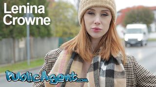 Public Agent Redhead Brit Lenina Crowne fucks for posh villa