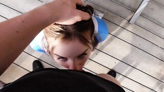 GAVE A FELLATIO AT A PUBLIC SWIMMING POOL