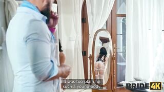 BRIDE4K. Kama Oxi was banged on the wedding salon