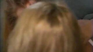 Nice-looking golden-haired lesbians masturbation pussy fingering