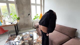 He uses me, bangs my ass and films his cum oozing out of it