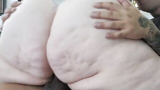 BBW Butt rides my knob