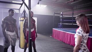 BLACKED Brunette Riley Reid Gets DP'd By two Bulls