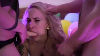 3-some on birthday party