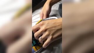 Footjob/Sockjob Spunk fountain Compilation #1 - Ava Brooke