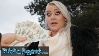 Public Agent Outdoor Blowjob-job & Basement Fuck for Big Melons Golden-haired Alexa Gutsy