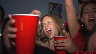 Come Along For Beer Bongs, Blowjobs, and a Big Boob Golden-haired