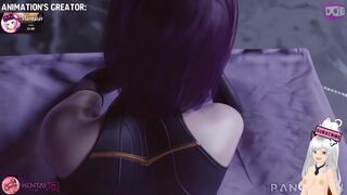 Teen titans bang Raven with their butt (HentaiVr animation) - Jazziuu