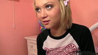 MOFOZO.com - 18 Year Old Golden-haired Is Getting Her Taut Vagina Banged By A Dealer